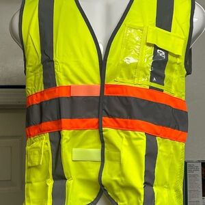 High-Visibility Safety Vest with Reflective Stripes